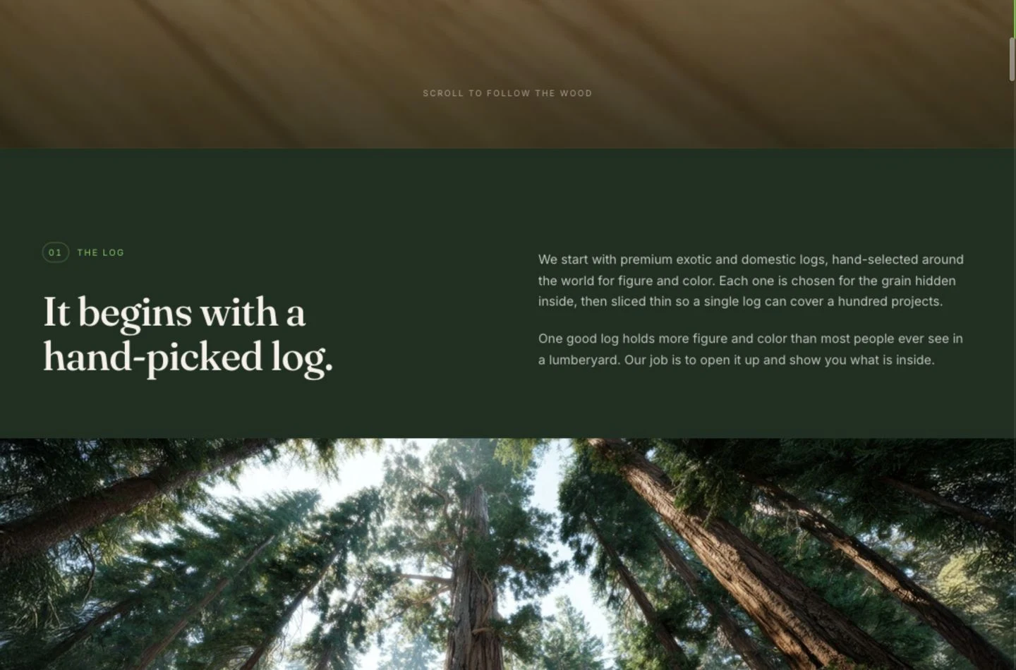 WoodCycle Products Our Story page