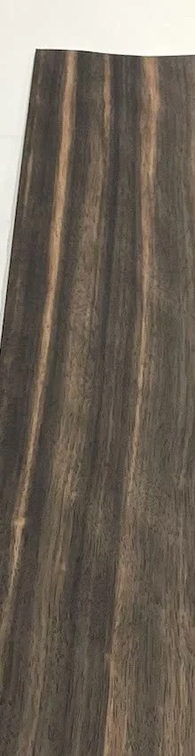 Macassar Ebony wood veneer — genuine product photograph